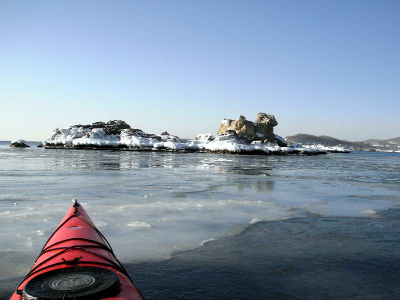 Морской каякинг зимой