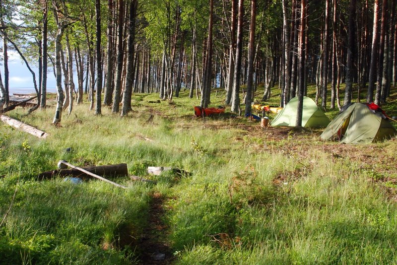 Белое море на морских каяках, Онежский залив по маршруту Онега – Беломорск, 264 км, 21 июня - 6 июля 2014