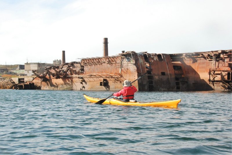 Баренцево море на морских каяках, ЗАТО &quot;Островной&quot;. 22 августа - 1 сентября 2016.