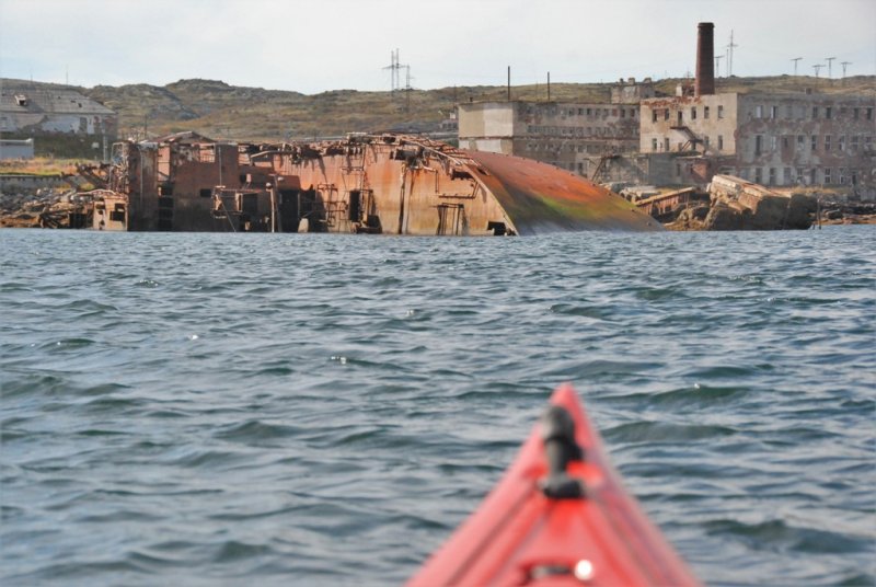 Баренцево море на морских каяках, ЗАТО &quot;Островной&quot;. 22 августа - 1 сентября 2016.