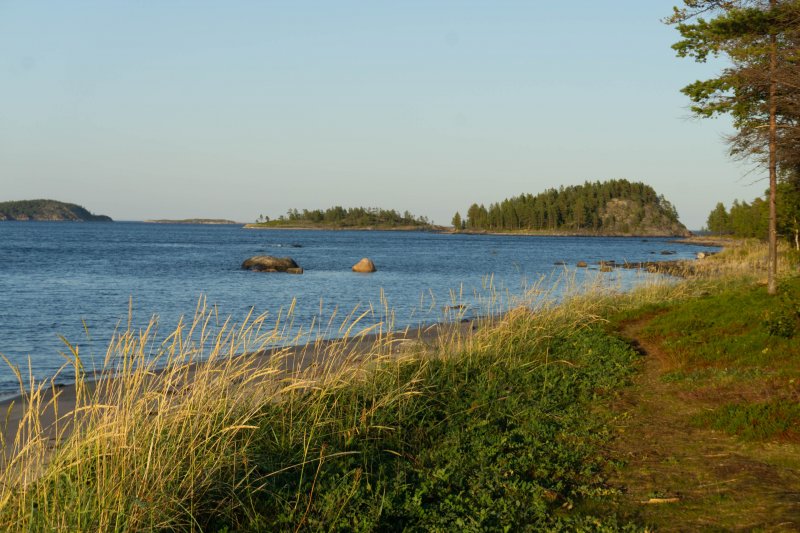 Одиночный поход по белому морю от деревни Кереть