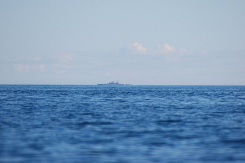 Баренцево море, на морских каяках вокруг полуостровов Средний и Рыбачий. Август 2013.