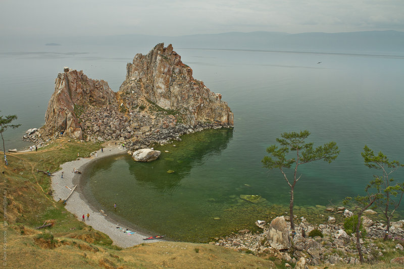 Мыс Бурхан, визитная карточка Байкала.  
 
