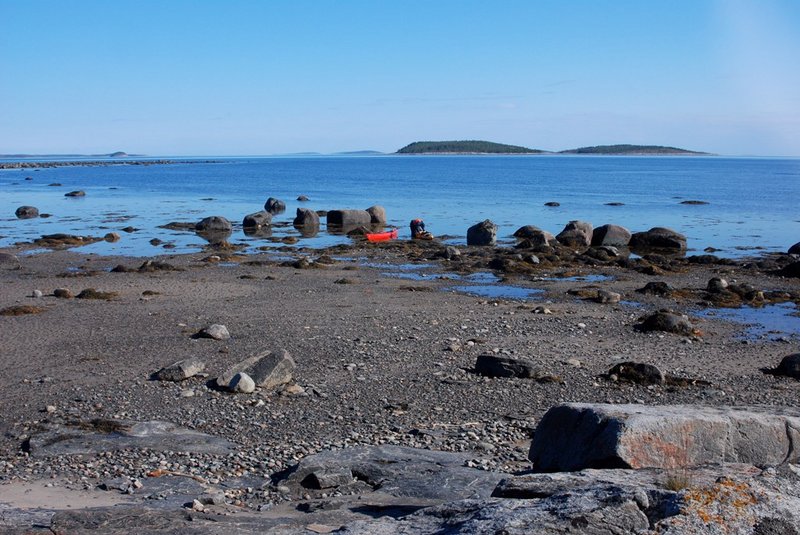 Белое море на морских каяках, Онежский залив по маршруту Онега – Беломорск, 264 км, 21 июня - 6 июля 2014