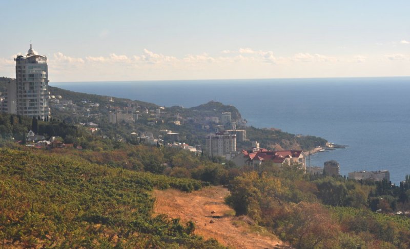 Вид с канатки Ай Петри