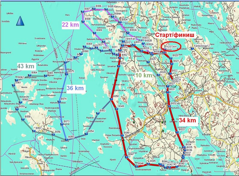 Балтийское море на каяках (Ботнический залив) в районе Турку. 9 - 11 мая 2013