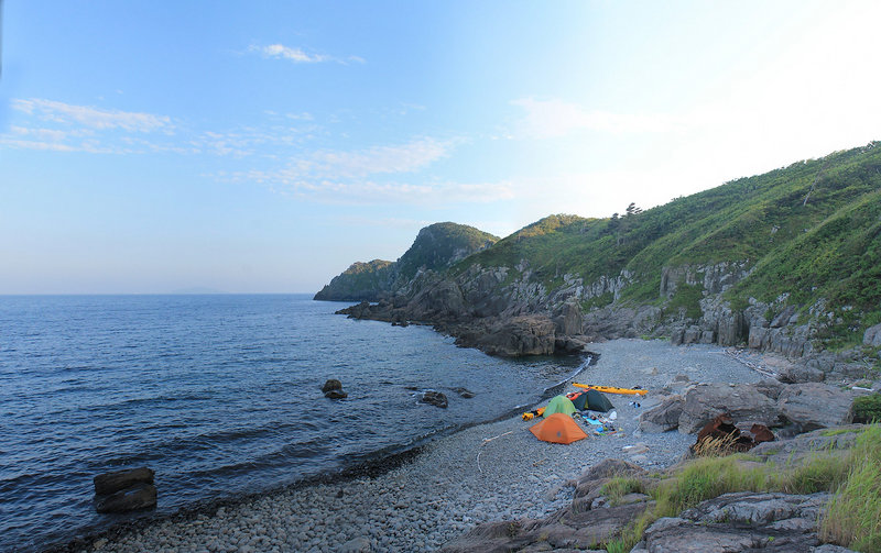 На морских каяках на острова Антипенко, Сибирякова, Стенина